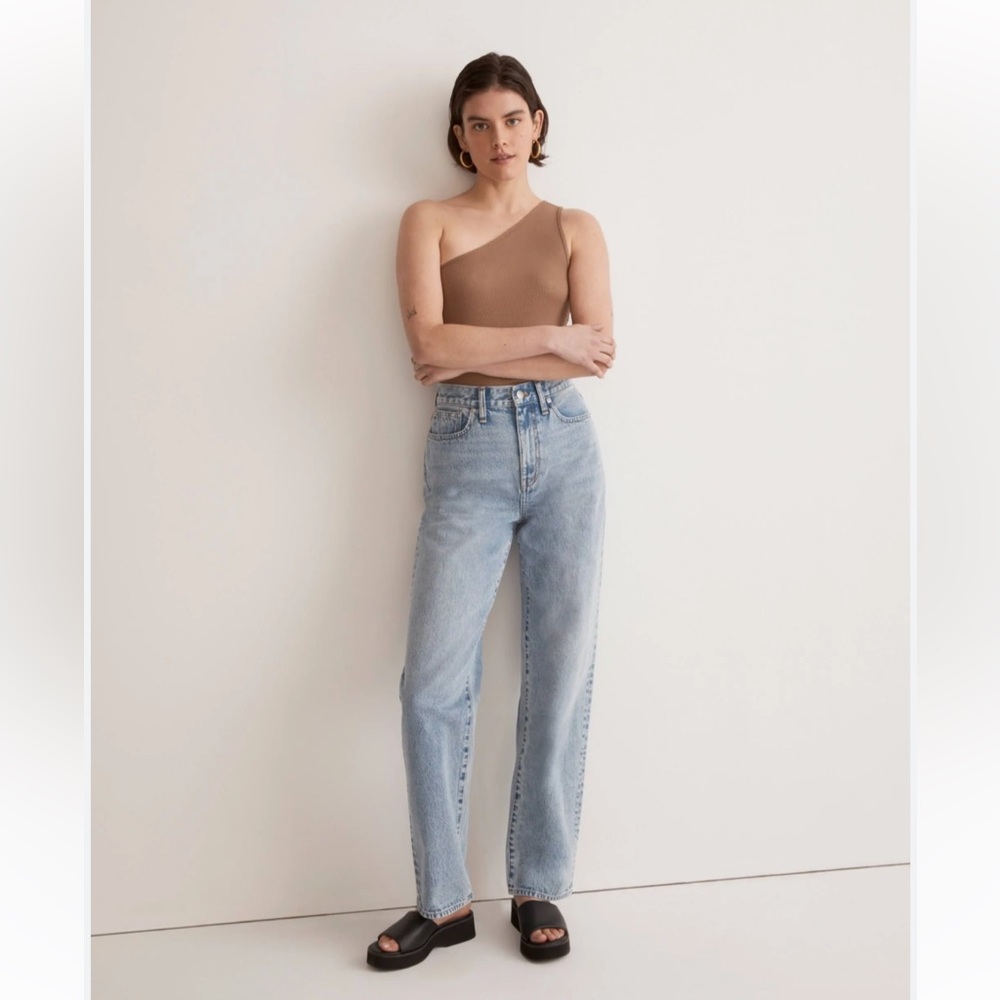 Madewell Baggy Straight Jeans in Olvera Wash
